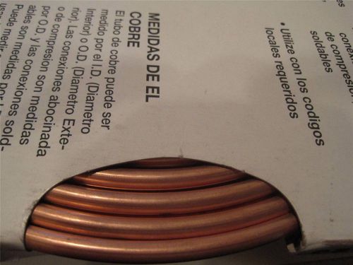 Watt&#039;s Copper Coil Tubing 1/4&#034; Diameter (O.D.) x 20&#039; Long Refrigeration