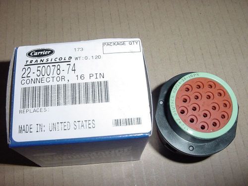 Carrier Transicold Connector 16 Pin 22-50078-74 NEW