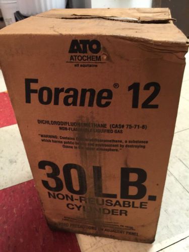 Forane 12 / R-12 / 30 lb r12 refrigerant,R12  NOS