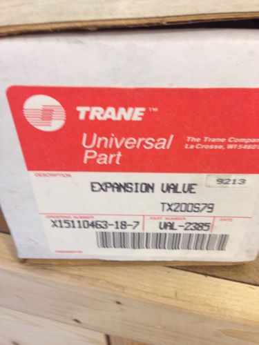Trane universal expansion valve  val-2385 new for sale