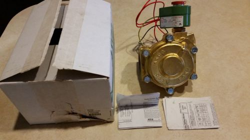 Asco red-hat solenoid valve 8210103 2&#034; 120 dc 2 way for sale