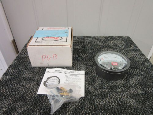 DWYER MAGNEHELIC DIFFERENTIAL PRESSURE GAGE 0-15 20 PSIG WATER 4.75&#034; 1/8&#034; NEW
