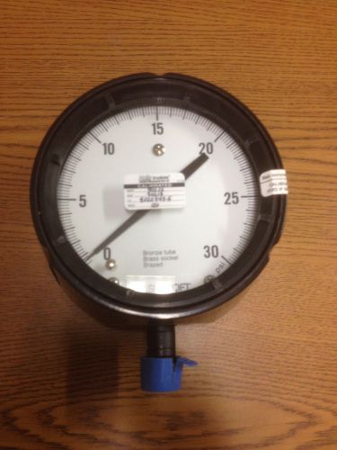 4.5&#034; ashcroft duragauge pressure gauge 0 to 30 psi for sale