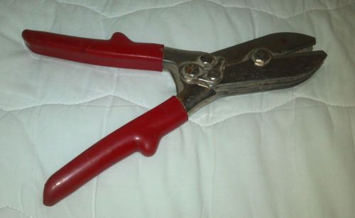 MALCO C-5 PIPE CRIMPER WITH RED VINYL GRIPS (USED)