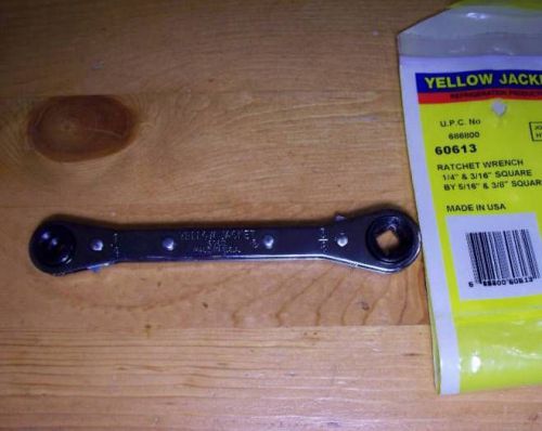 Yellow jacket service valve b tank ratchet wrench usa for sale