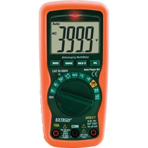 EXTECH MN47 Compact Digital Multimeters/ Voltage Detc.US Authorized Distributor