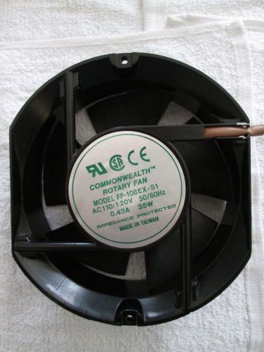 Promax Condenser Fan, Commonwealth Rotary Fan: FP-108EX-S1, 120 Volt, 35 Watt