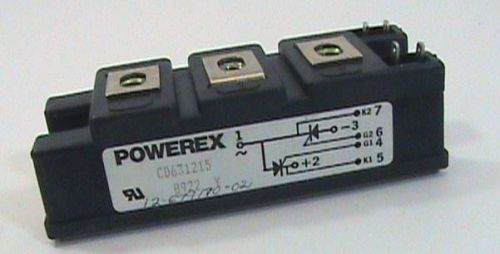 Powerex cd631215 dual scr isolated module missing screws nos for sale