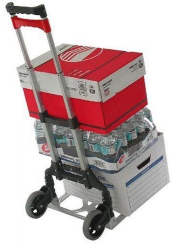 Magna cart personal 150 lb aluminum folding hand truck portable material handlin for sale