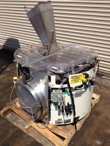 Hoppmann fr30 centrifugal cap sorter feeder, unscrambler high speed for sale