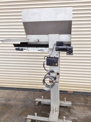 Industrial Feeder Systems Cap Feeder with SS Hopper with speed controller