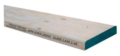 8&#039; sure-lam 2.0e lvl scaffold plank osha stamped for sale