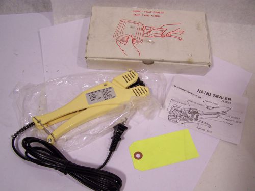 DIRECT HEAT SEALER  HAND TYPE. 772DH. NIB FROM OLD STOCK b-1