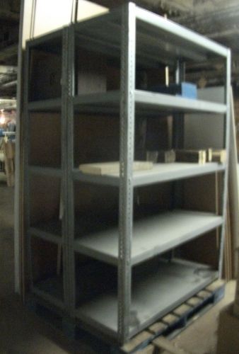 Hd steel die shelving: 5 shelves: od: 84&#034;h x 60&#034;w x 18&#034;d.  4000 lbs/ shelf ?? for sale