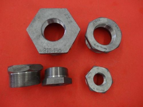 Stainless steel reducer bushings 4 x 2, 3 x 2, 2 1/2 x 2, 2 x 1 1/2, 2 x 1 for sale