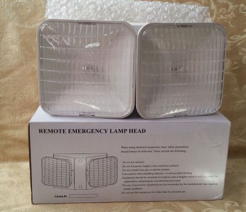 Brand new philips lightolier dual 6v9w white remote emergency lamp head for sale