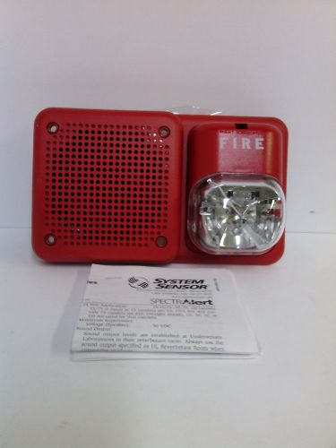 SpectrAlert SP2R1224MC Speaker/Strobe Red Wall