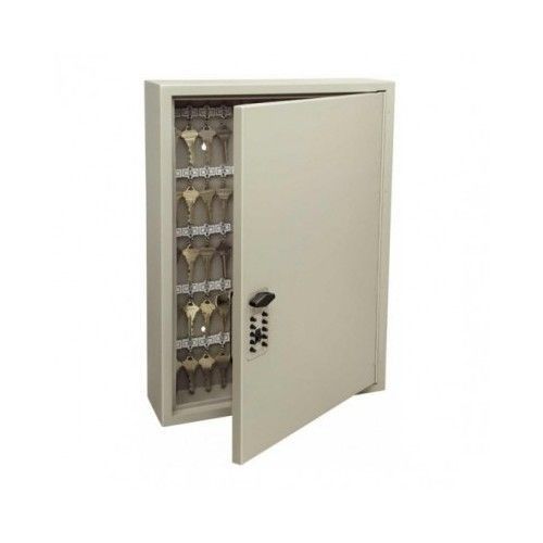 Steel 120 key cabinet pushbutton wall lock box resettable combination valet park for sale