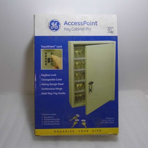 NEW GE AccessPoint Key Cabinnet Pro Hold 60 keys Touch Point Lock 19&#034;x13&#034;x4&#034;