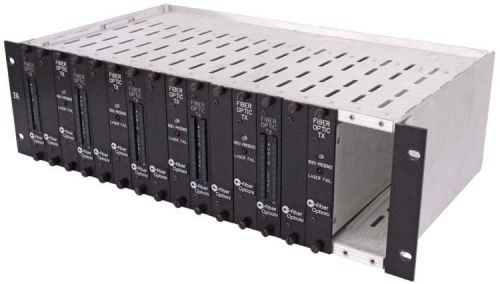 Fiber options 517r 17-slot optic transmitter receiver modular chassis +module #1 for sale