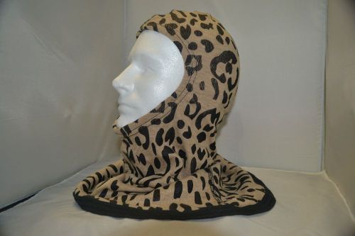 Majestic: pac f20 tan pbi lenzing fire ink hood with cheetah print for sale