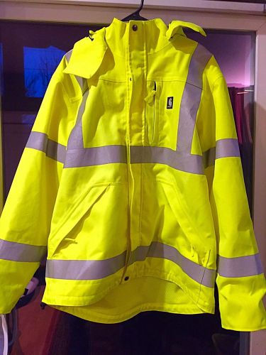 Carhartt class 3 waterproof safety jacket for sale