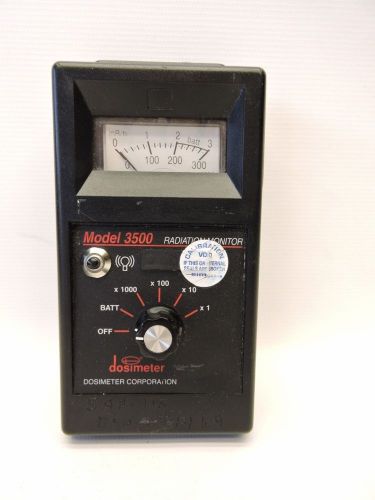 Dosimeter 3500 radiation monitor #039 for sale