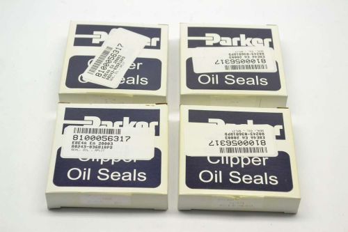 Lot 4 new parker 02433681 4qtr09 clipper split 2-1/2 in oil seal b371740 for sale
