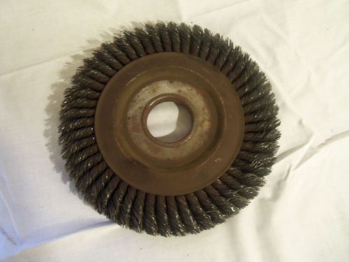 Vintage NOS Wire Wheel Brush for Heavy Duty Bench Grinder 9 1/2 Inch 2 Inside