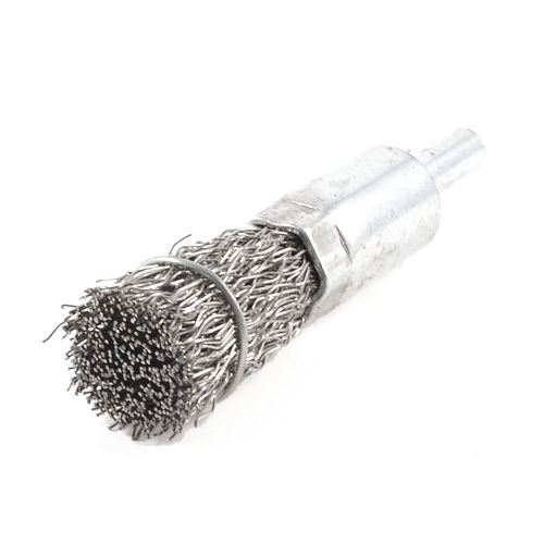 Silver Tone 16mm Diameter Steel Wire Polishing Grinding Brushes