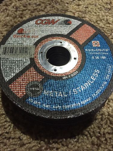 Cgw quickie-cut wheel, 4.5 x .045 x 7/8 for sale