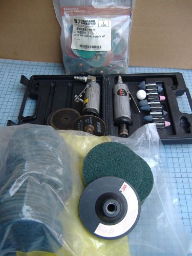 Jet die grinder, standard abrasives, 3m.  lot for sale