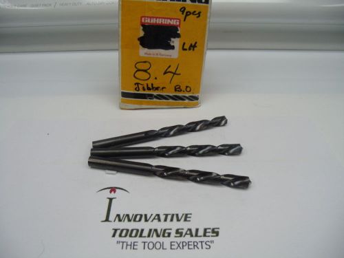 8.4mm .3307 dia jobber length hss drill lhgp black oxide guhring brand 3pcs for sale