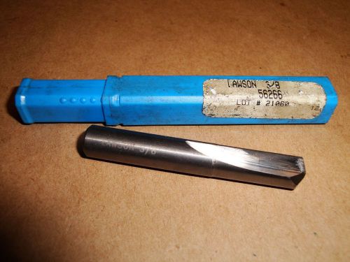 Lawson - 56266 - 3/8&#034; solid carbide straight flute drill bit for sale