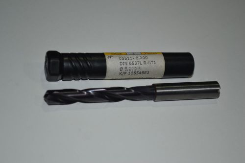 GUHRING DRILL 8.2mm  WITH 10mm SHANK CARBIDE COOLANT THRU ALTIN COAT
