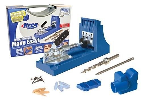 Kreg Jig Tool Set Woodworking Hole Starter Joint Joinery Shelves Garage Home Kit