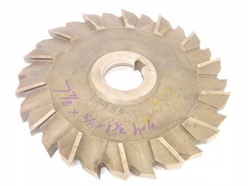 Used usa staggered tooth slitting saw 7-7/8&#034; dia x 5/8&#034; width x 1-1/2&#034; hole for sale