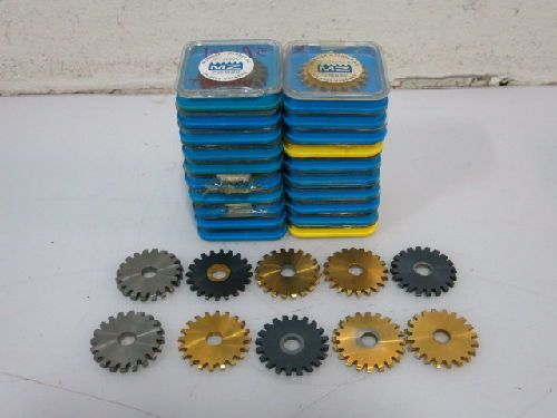 30 MONNIER ZAHNER AG CARBIDE FORM MILLING CUTTER/SAW LOT, 55-47/NT, 5202A