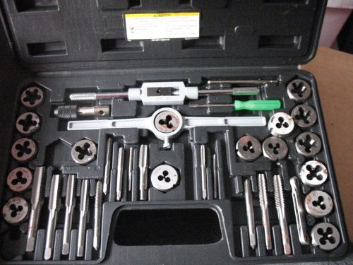 Carbon steel sae tap and die set 40 pc for sale