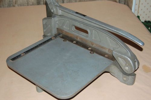 --* reduced*-- vintage hermes sheet metal shear bench top industrial model 14-3 for sale