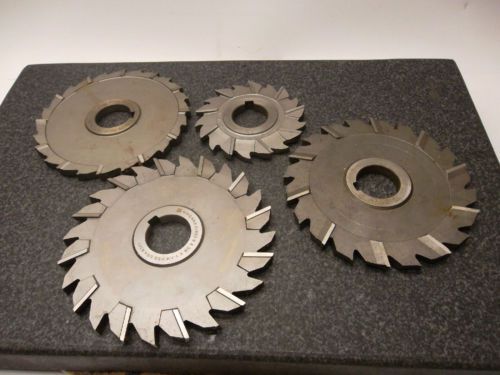 Lot of . HSS Milling Saw Cutter w/ 3/64  Arbor Hole