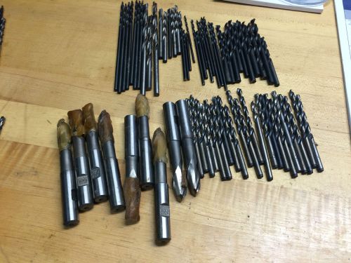 ASSORTED LOT OF DRILLS, VARIOUS SIZES LOT OF 68