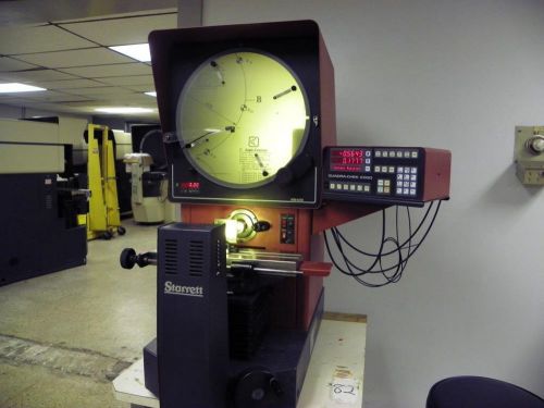 16&#034; starrett model hb400 optical comparator profile projector with dro and edge for sale