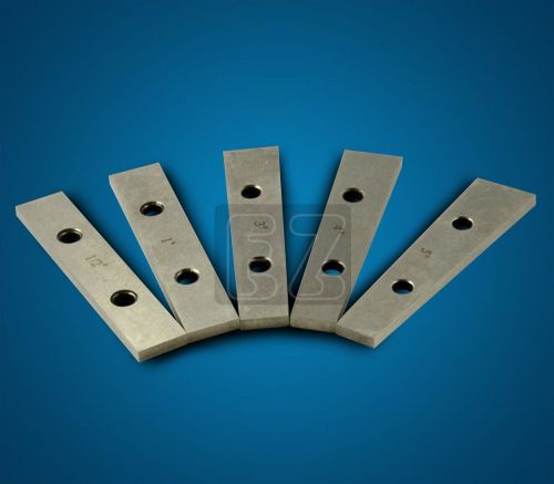 Precision thin angle block 6 pc 1/2 degree + 1-5 degree  by 1 degree new for sale