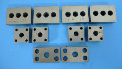 Set of 10 machinist setup / gage gauge blocks  tools *0 for sale