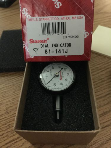 Starrett 81-141J Dial Indicator Brand New In Box