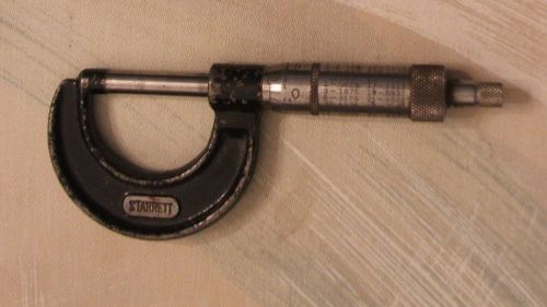Starrett 0-1 inch micrometer for sale
