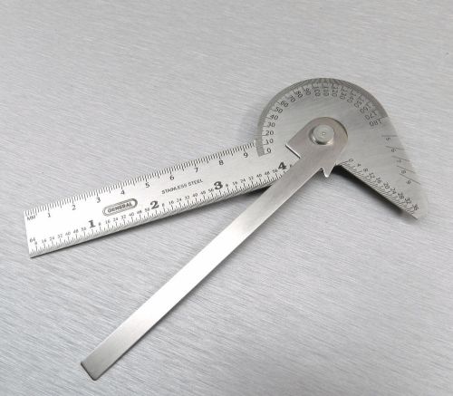 Gauge multi-use rule and gage general tool # 16me measure angles center finder + for sale