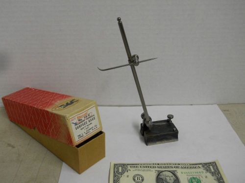 Starrett  #56-C Small Surface Gage 7&#034; Spindle w/Free 3&#034; Tape Measure
