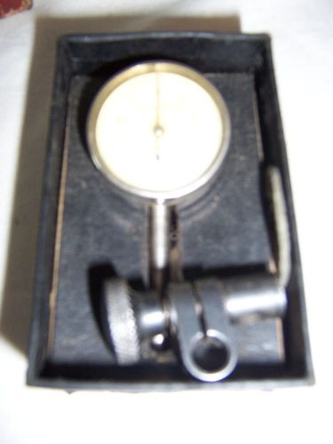 vintage starrett 196B  last word pressure test indicator &amp; clamp